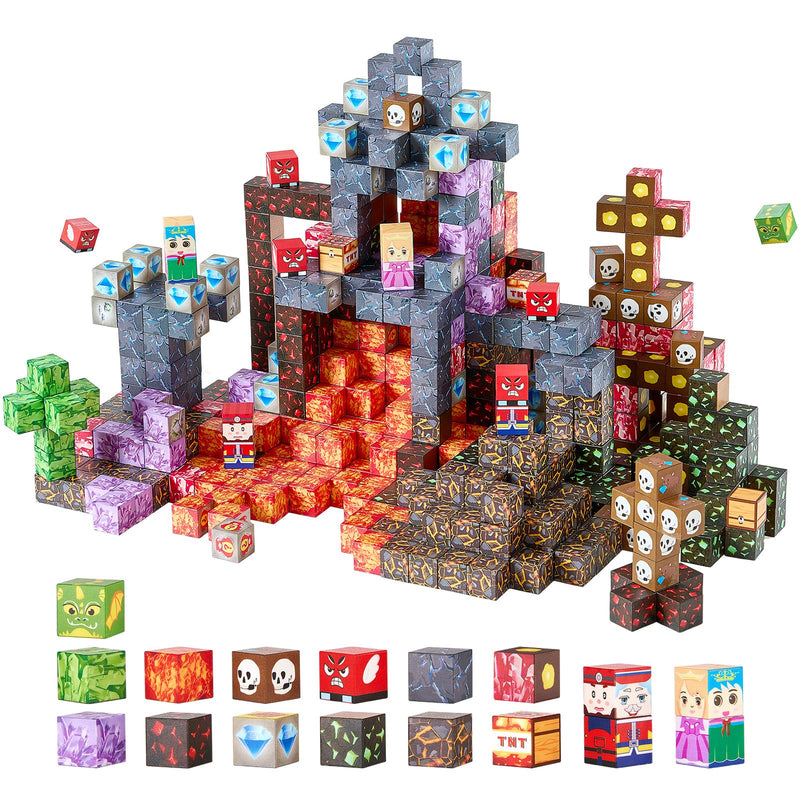 150PCS Magnetic Blocks Dark Castle Set