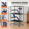 64.6" 4-Tier Metal Small Animal Cage