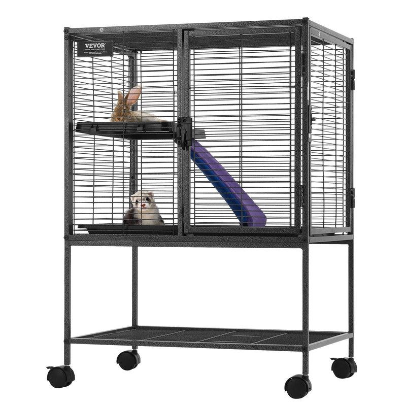 34" 2-Tier Metal Small Animal Cage