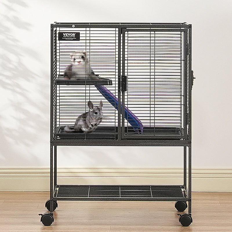 34" 2-Tier Metal Small Animal Cage