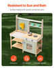 Wooden Mud Kitchen Outdoor Toy Play Kitchen Set for Kids Pretend Playset