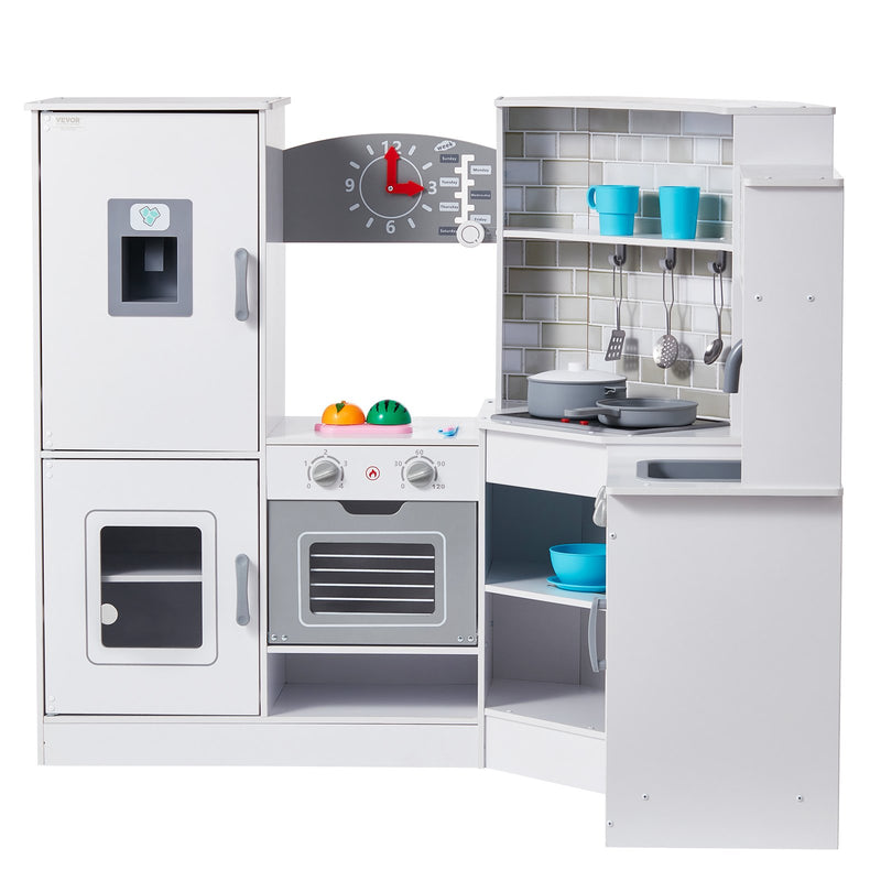 Kids Kitchen Playset 24PCS – White
