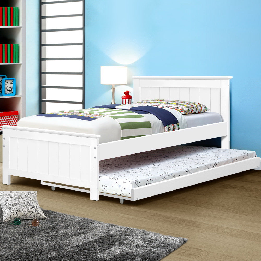 ELVIS Wooden Trundle Daybed – King Single