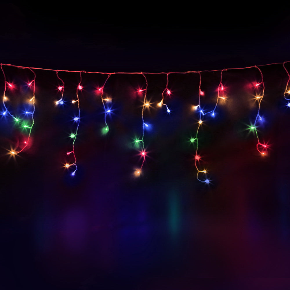 32M Solar Icicle Christmas Lights 960 Multi-Colour LEDs