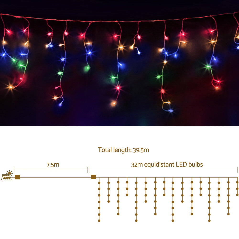 Christmas Lights Icicle Light 960 LED Multi-coloured
