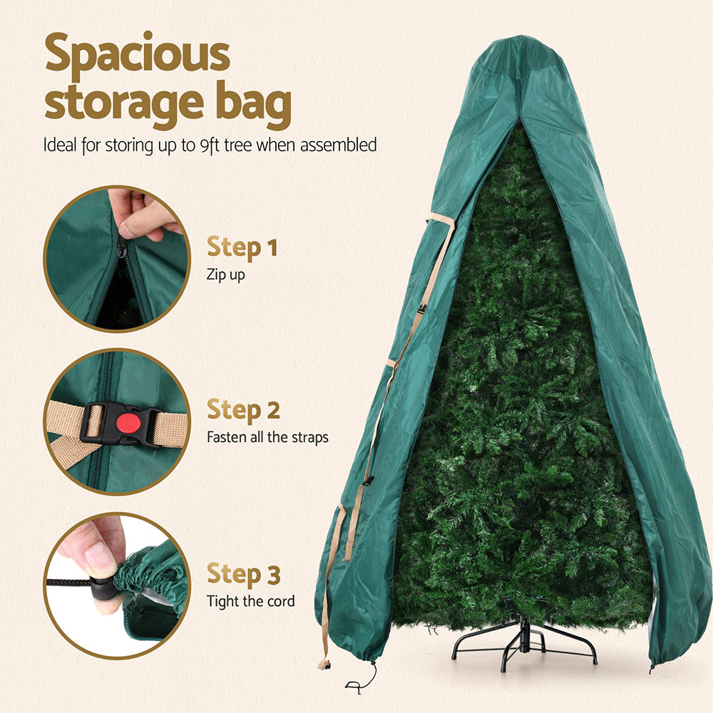 Christmas Tree Storage Bag Green Fits Up to 9ft