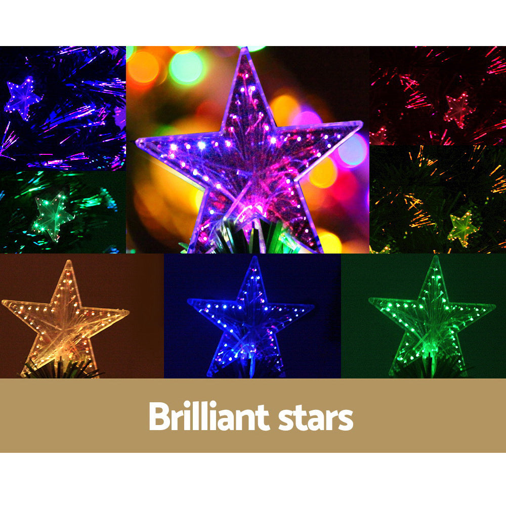 1.8m Optic Fibre LED Christmas Tree – Multicolour