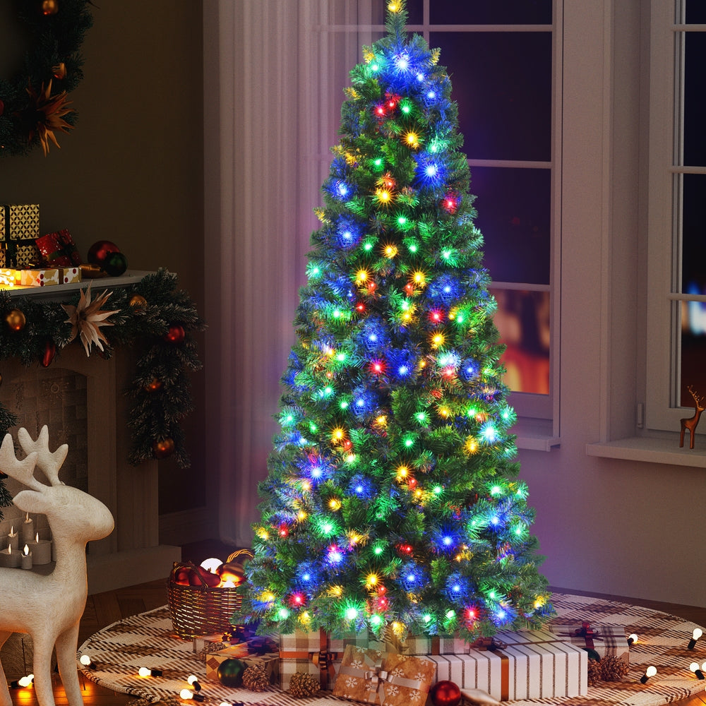 1.8M Pre-lit Christmas Tree 8 Mode Multi Colour