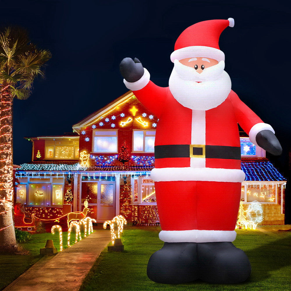 Christmas Inflatable Santa 5M Illuminated
