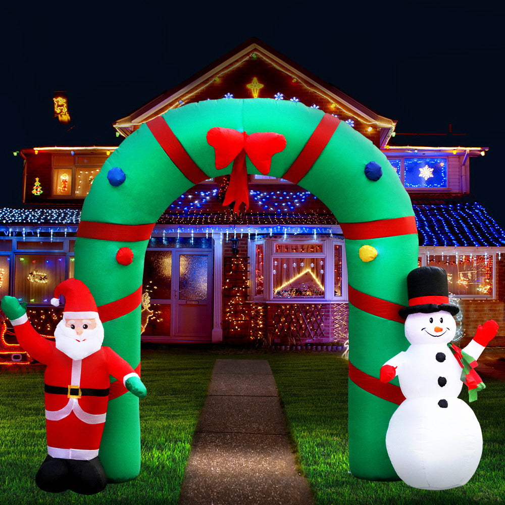 Christmas Inflatable Archway 2.8M LED