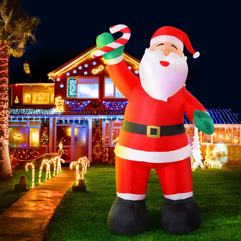 3M Christmas Inflatable Santa with LED Lights