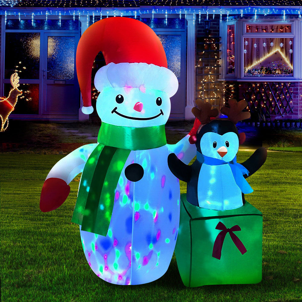 Inflatable Snowman 1.8M Illuminated