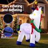 Festive Inflatable Unicorn – 1.8M