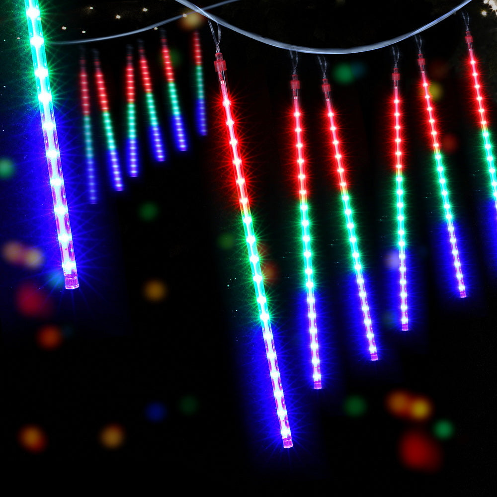 7M Meteor Shower Christmas Lights 288 LED Falling Icicle Lights