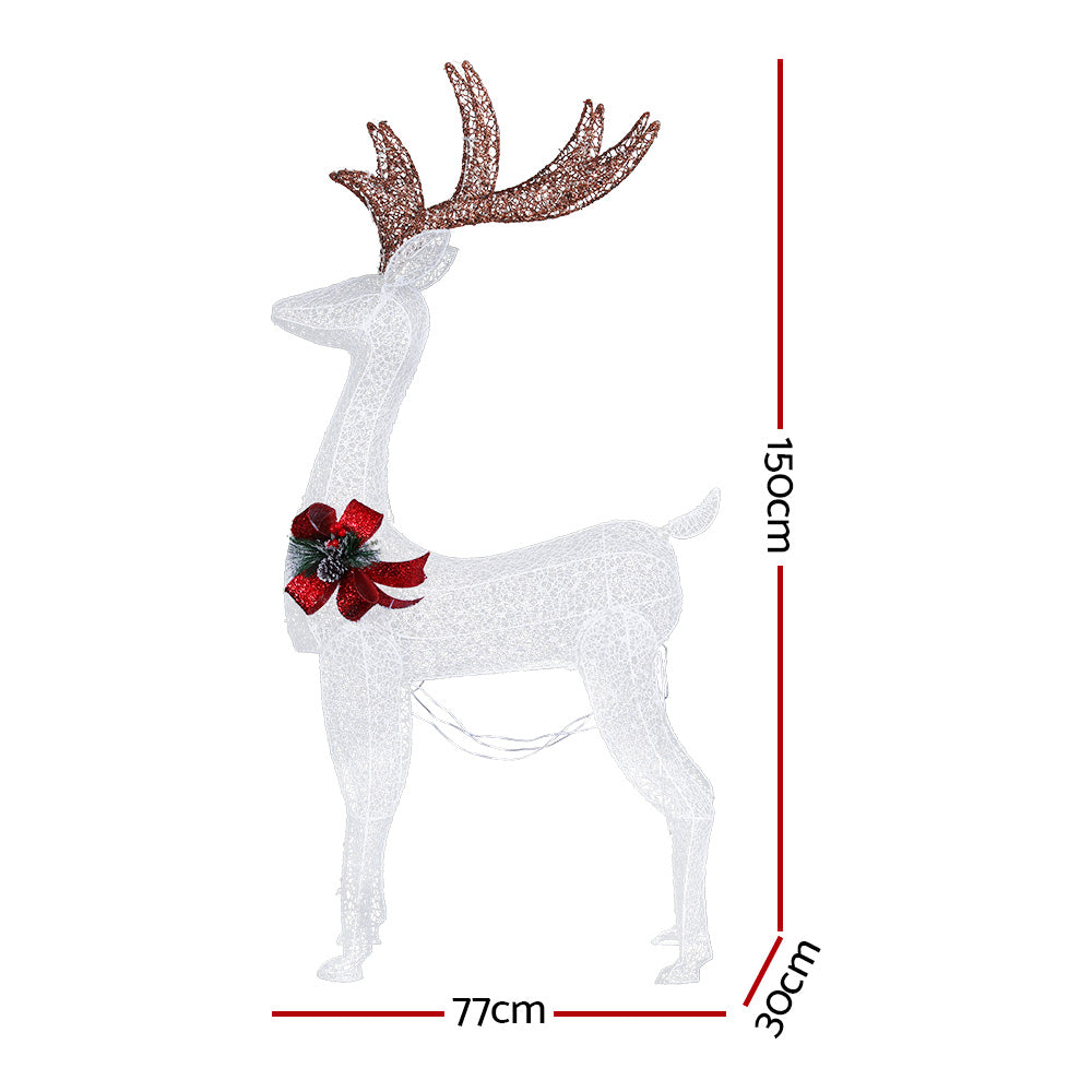1.5M Christmas Lights Reindeer 100 LED