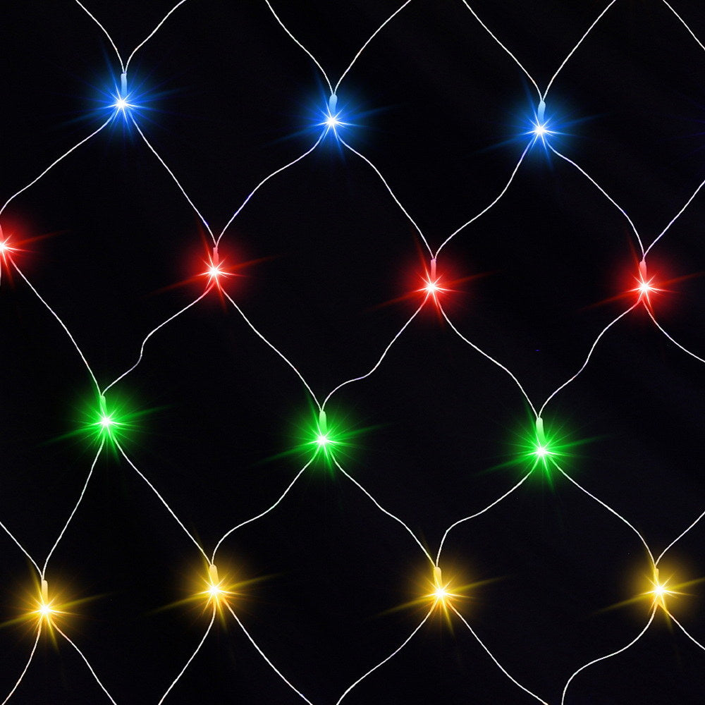 Christmas Lights 5Mx3M Net String Light 600 LED Colourful Beads