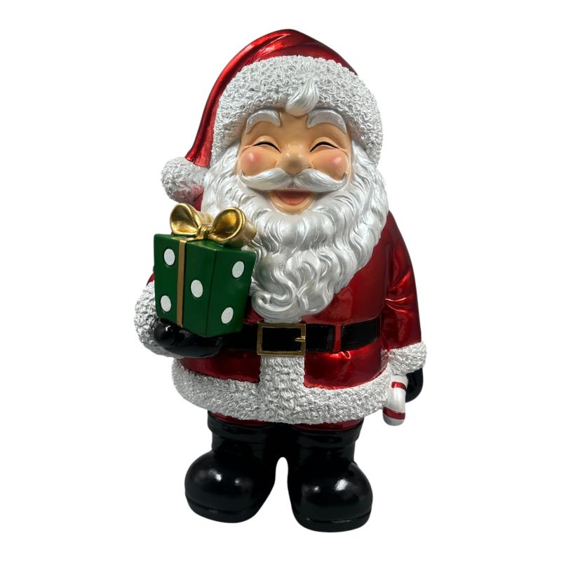 Standing Santa with Present – 47x30cm