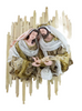 78cm Handmade Christmas Nativity Wreath