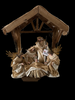 41cm Nativity Set with Holy Family, Angels & Barn Animals