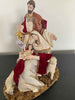30cm Red & Gold Holy Family Nativity Ornament