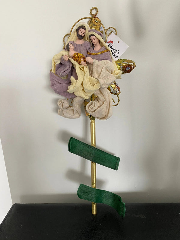 32cm Holy Family Christmas Tree Topper