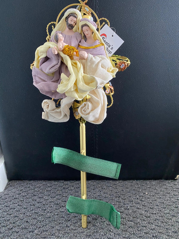 32cm Holy Family Christmas Tree Topper