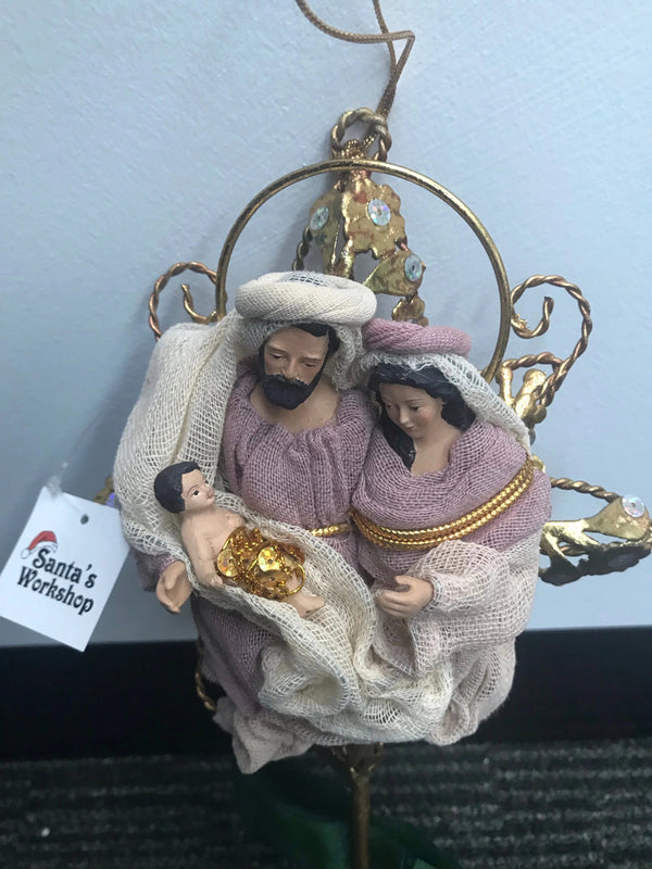 32cm Holy Family Christmas Tree Topper