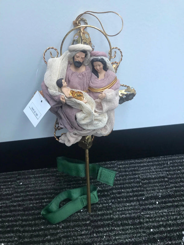 32cm Holy Family Christmas Tree Topper