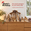 PRE-ORDER | 53cm Handmade Nativity Scene with Stable