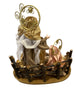 30cm Holy Family Nativity Ornament with Barn Animals