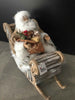 Santa Claus in Driftwood Sleigh – 40cm