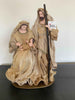 40cm Beige Holy Family Nativity Ornament