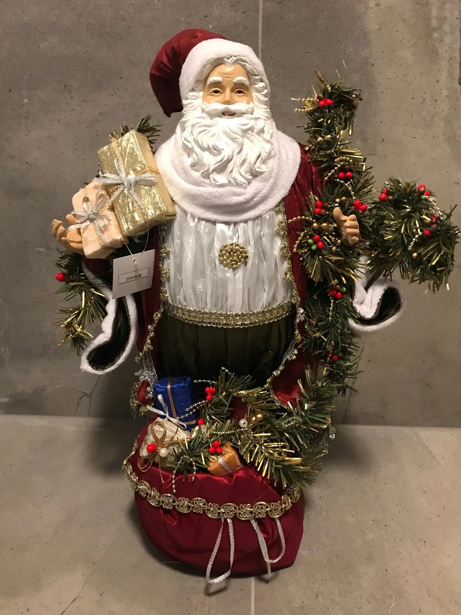 20” (51 cm) Standing Red Santa Claus