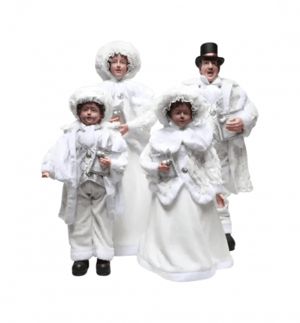 White Christmas Carolers