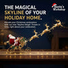 Santa with Reindeer Sleigh – 95cm