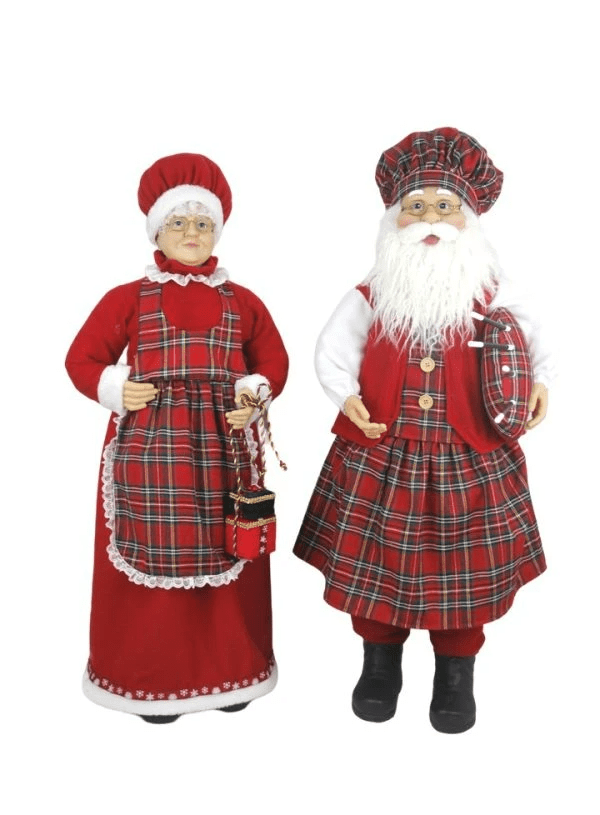 Scottish Mrs Claus and Santa