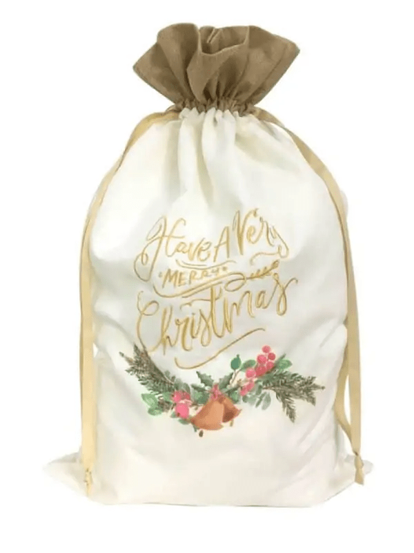 Festive Merry Christmas Sack - Treasure Emporium