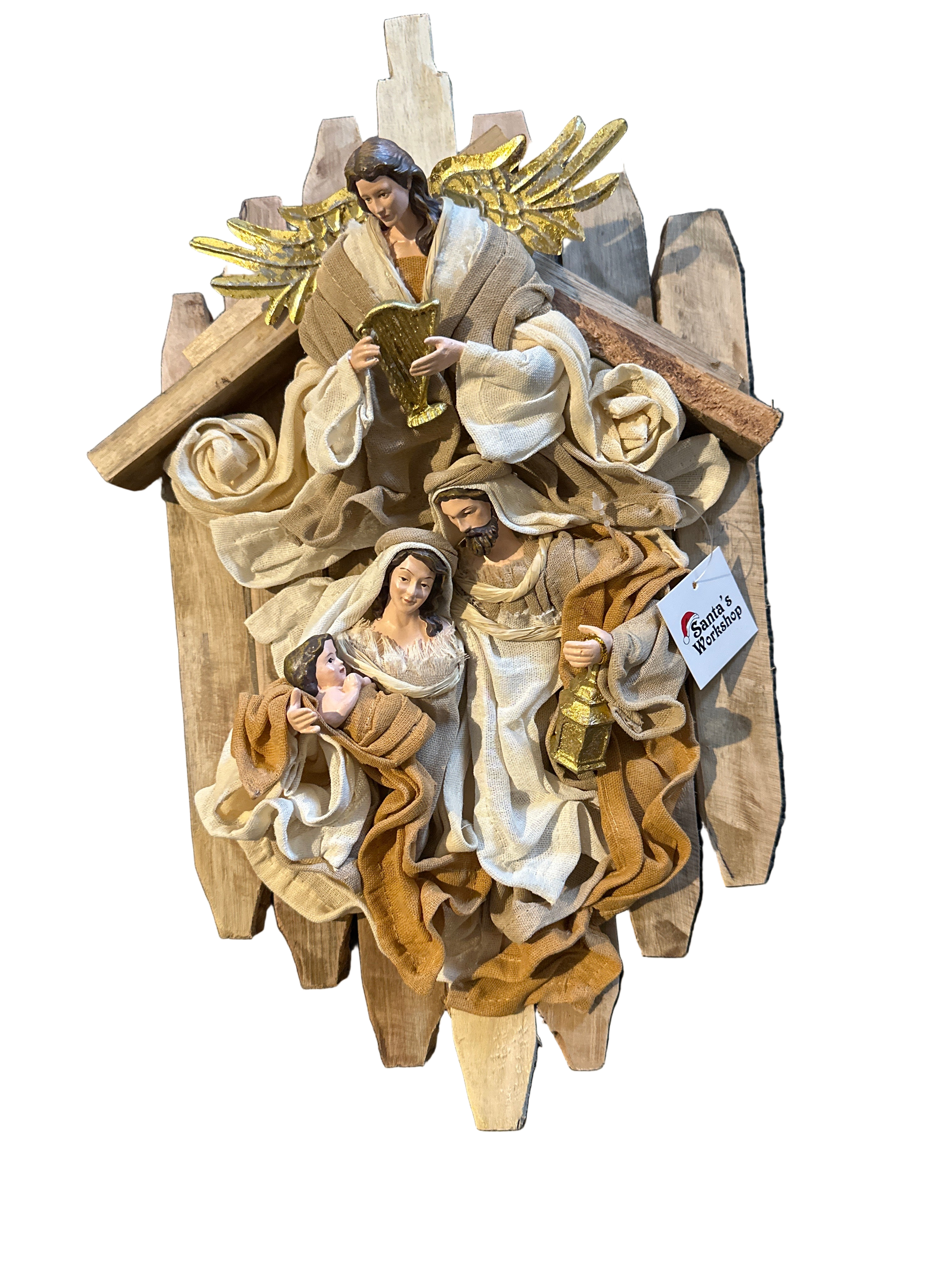 44.5cm Holy Family Nativity Wall Wreath