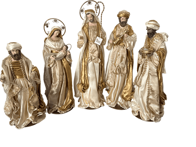 65cm Handmade Three Wise Men Nativity Set
