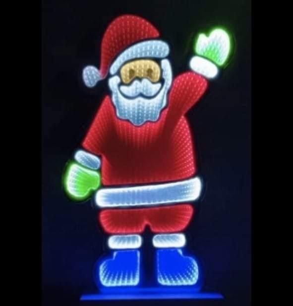 Infinity Standing Santa Light