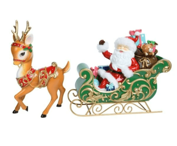 Santa’s Sleigh with Reindeer