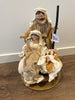 35cm Handmade Nativity Set with Angel & Three Wise Men
