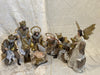 45cm Handmade Nativity Set with Angel & Three Wise Men