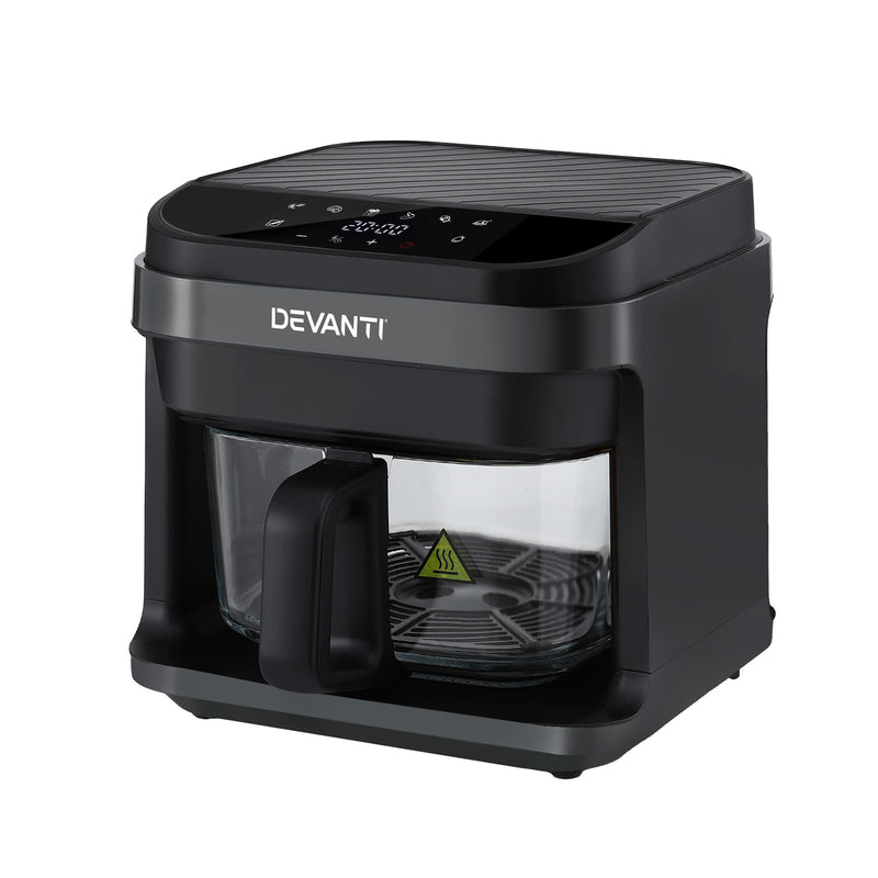 Devanti 5.5L Digital Air Fryer 1200W Black