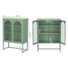 Buffet Sideboard Metal Cabinet - ELMA Green