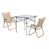 Weisshorn 3pc Folding Camping Table & Chairs