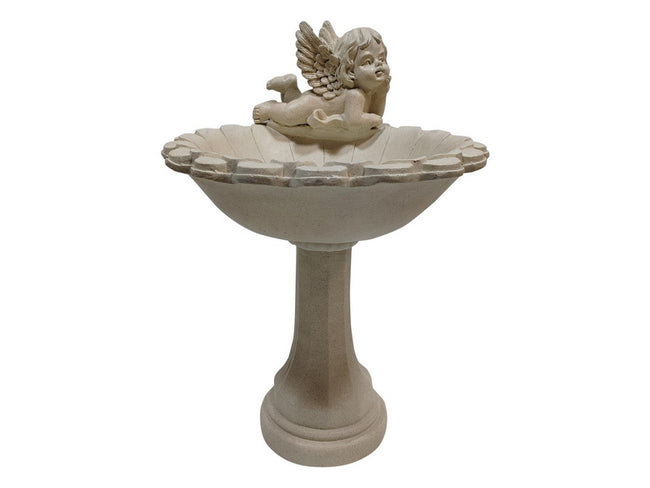 60cm Garden Bird Feeder with Laying Cherub