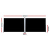 Instahut Retractable Side Awning 2×6m – Black