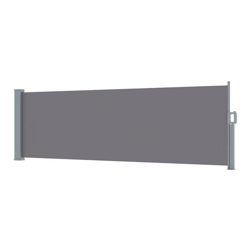 Instahut Retractable Side Awning 1×3m – Grey