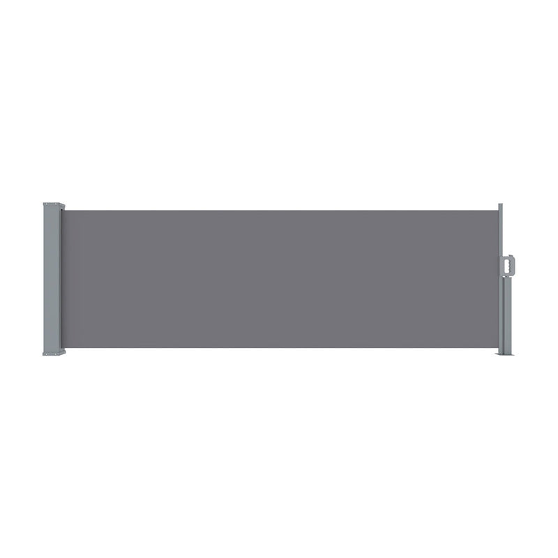 Instahut Retractable Side Awning 1×3m – Grey